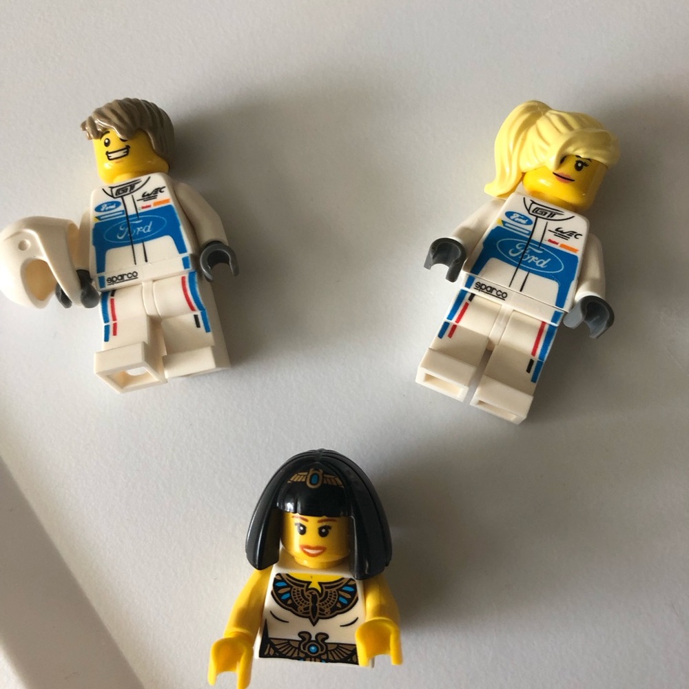 LEGO Minifigures Set with Ford Racing Suits